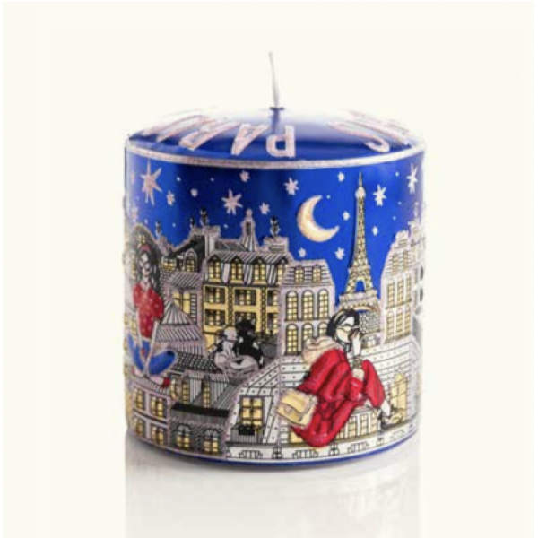 Candela piccola in cera Città